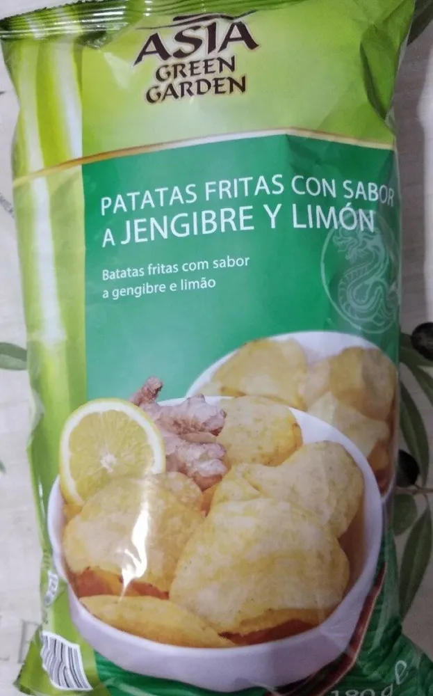 Patatas fritas con sabor a jengibre y limón