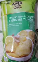 Patatas fritas con sabor a jengibre y limón
