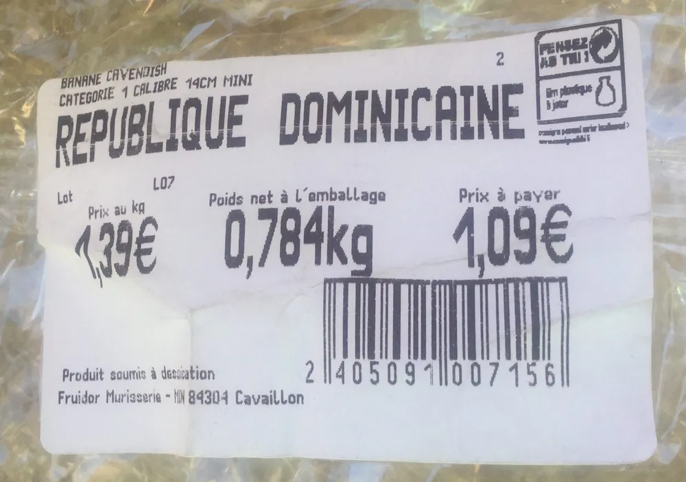 Banane Cavendish