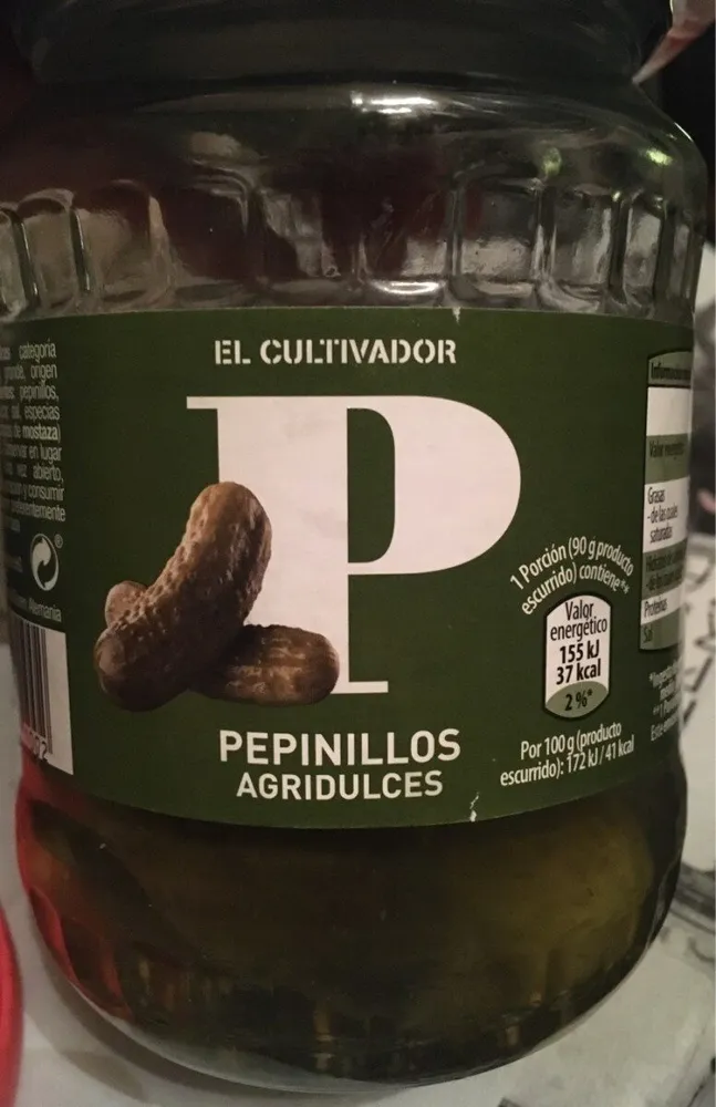 Pepinillos agridulces
