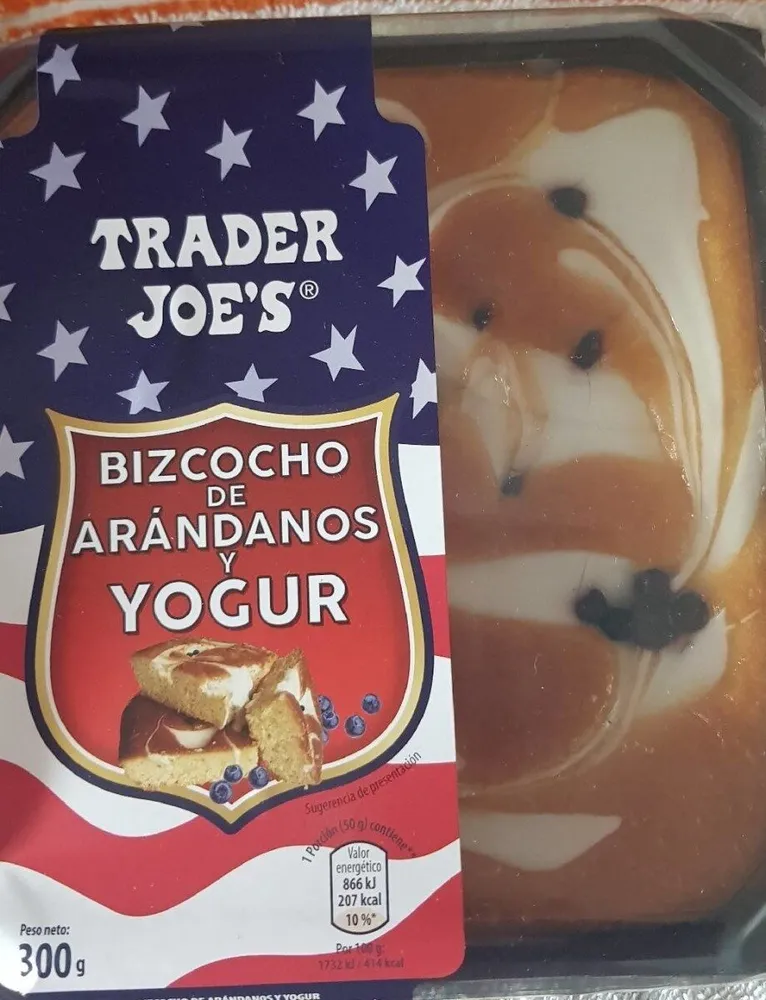 Bizcocho de arándanos y yogurt