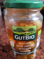 Aceituna verde partida