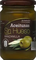 Aceitunas verdes deshuesadas "El Cultivador" Variedad Manzanilla