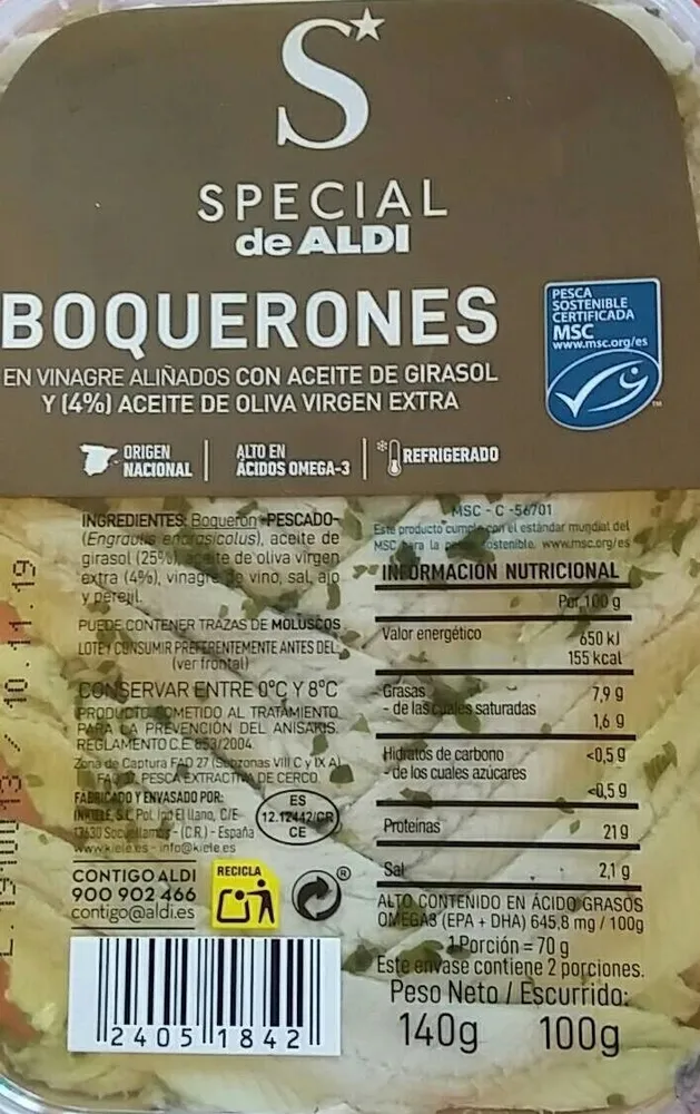 Boquerones en vinagre