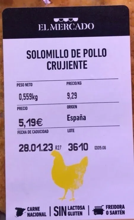 Solomillo de Pollo Crujiente