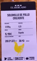 Solomillo de Pollo Crujiente