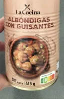 Albóndigas con guisantes