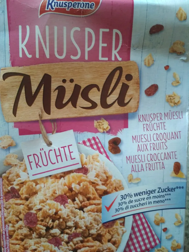 Knusperone Müsli Mit Feiner Schokolade