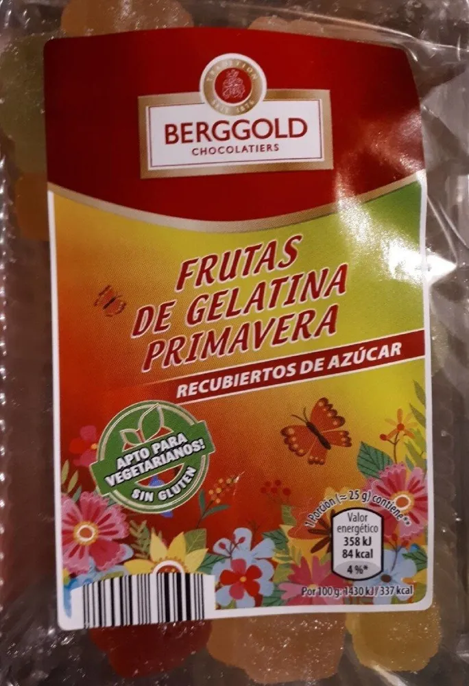 Frutas de gelatina