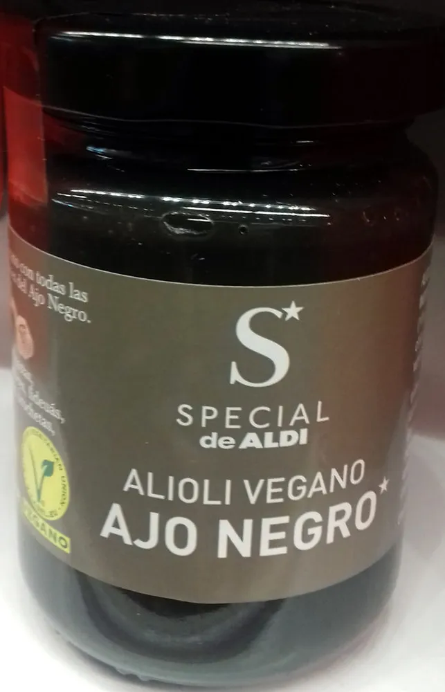Alioli vegano ajo negro