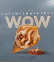 Cono caramelo y nueces