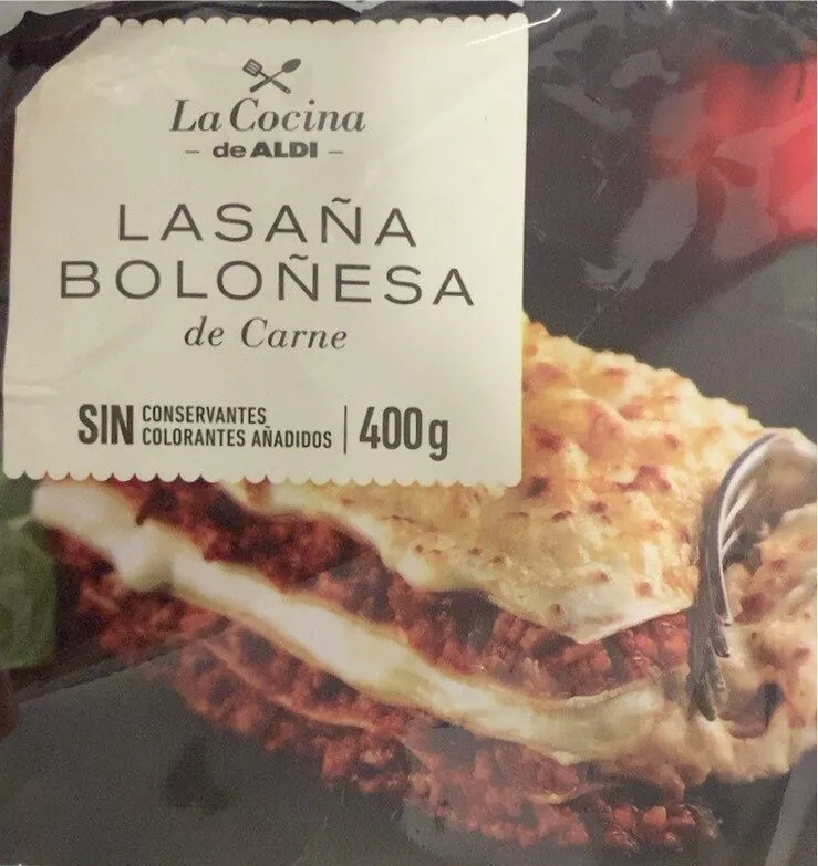Lasaña Boloñesa de Carne