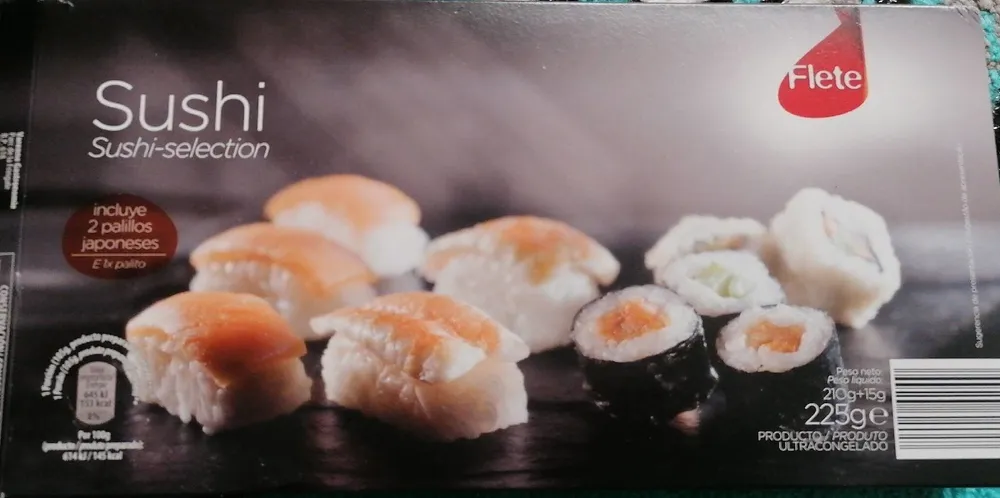 Sushi selection