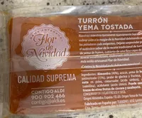 Turrón yema tostada
