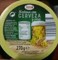 Mostaza con cerveza y pera