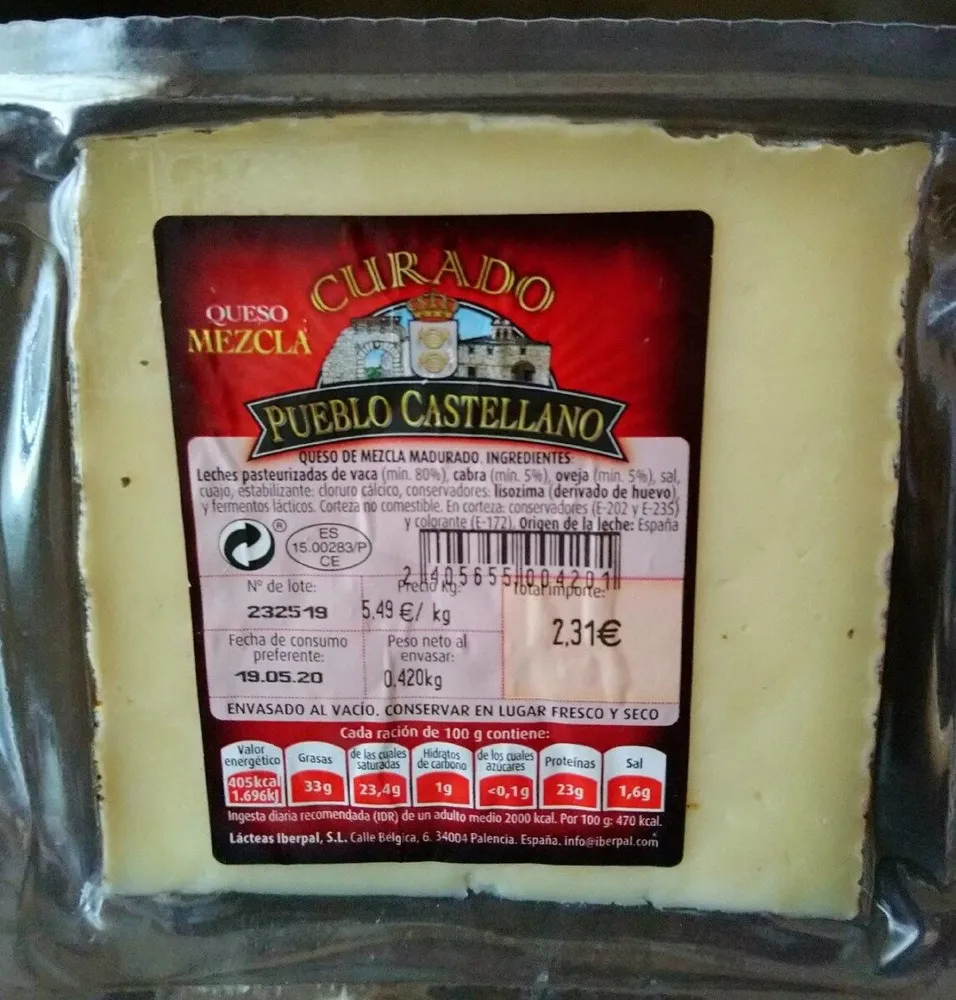 Queso Curado Mezcla