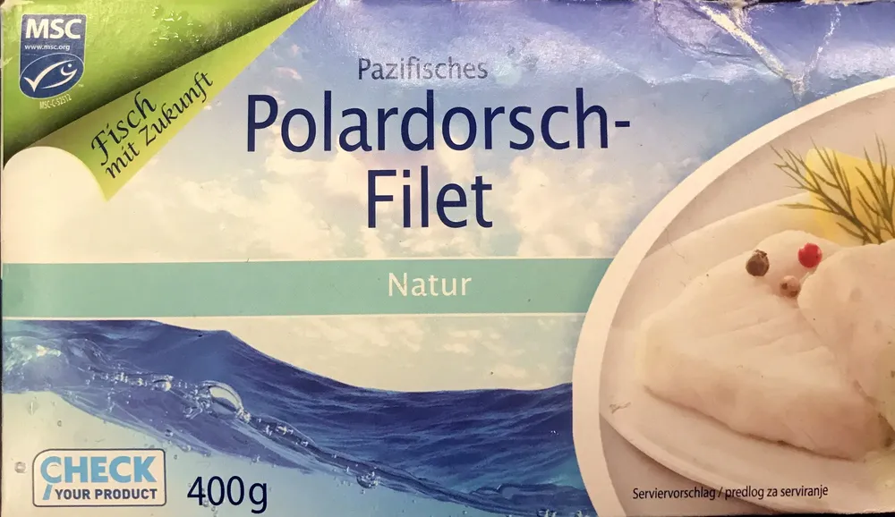 Pazifisches Polardorsch-Filet