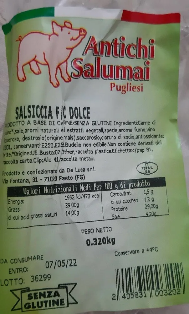 Salsiccia dolce
