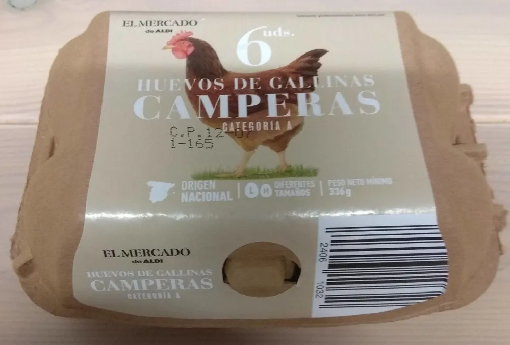 Huevos de gallinas camperas
