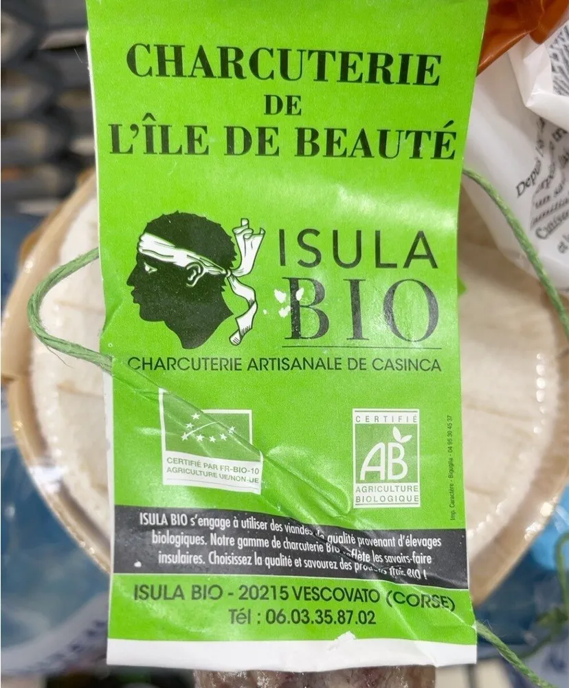Saucisson sec bio