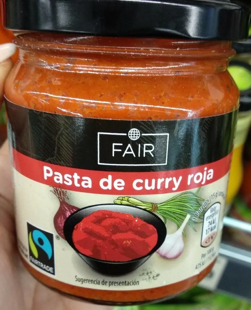 Pasta curry roja