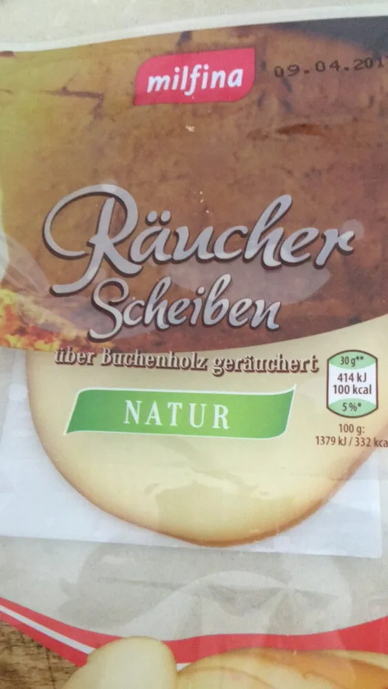 Räucher Scheiben über Buchenholz geräuchert Natur
