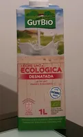 LECHE UHT ECOLÓGICA DESNATADA