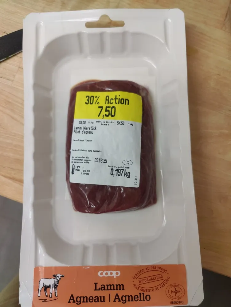 Lamm Nierstück