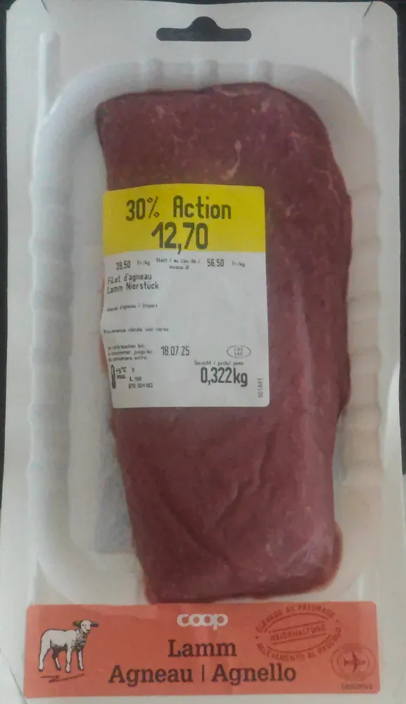Filet d'agneau