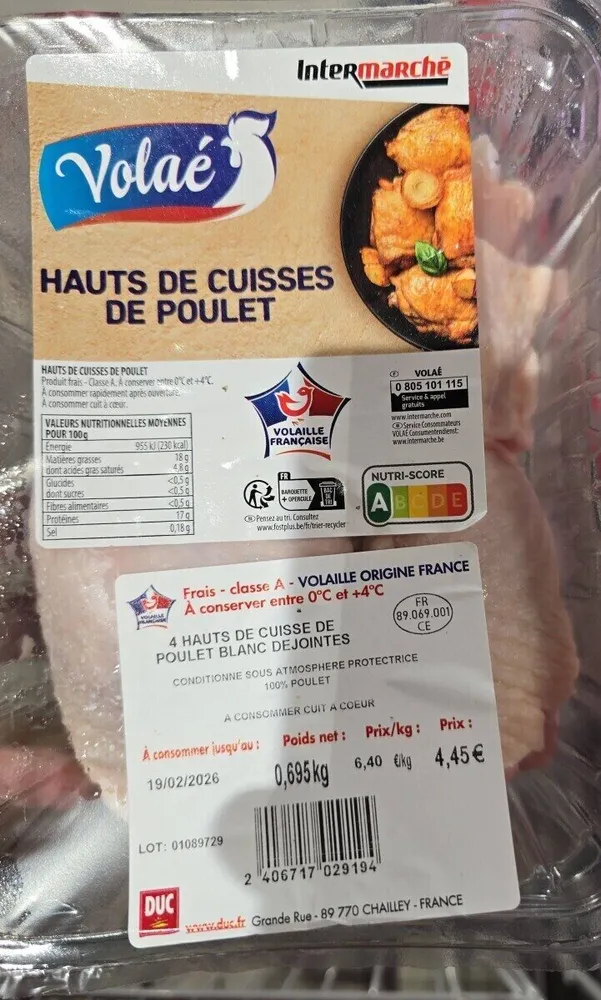 Hauts de cuisses de poulet