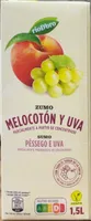Zumo melocotón y uva