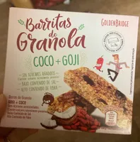Barritas de granola COCO+GOJI