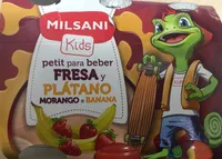 Petit para beber - Fresa y plátano
