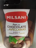 Flan de Chocolate y Avellanas