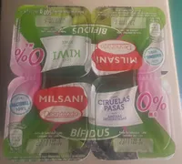 Bífidus desnatado con kiwi y con ciruelas pasas