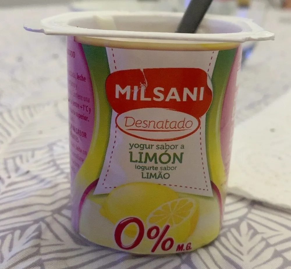 yogur sabor a Limón Desnatado