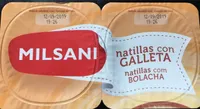 Natillas con galleta