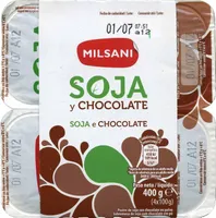 Postre de soja y chocolate
