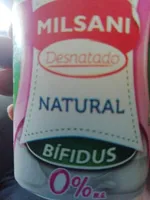 Yogurt desnatado natural