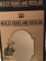 Neules grans amb xocolata