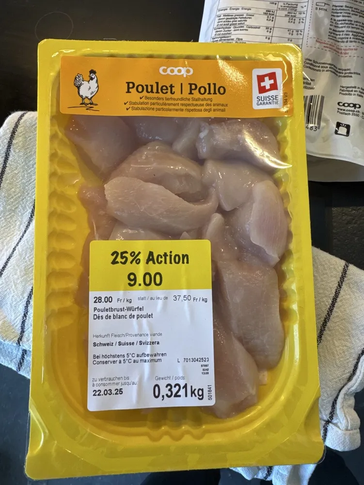 Pouletbrust-Würfel