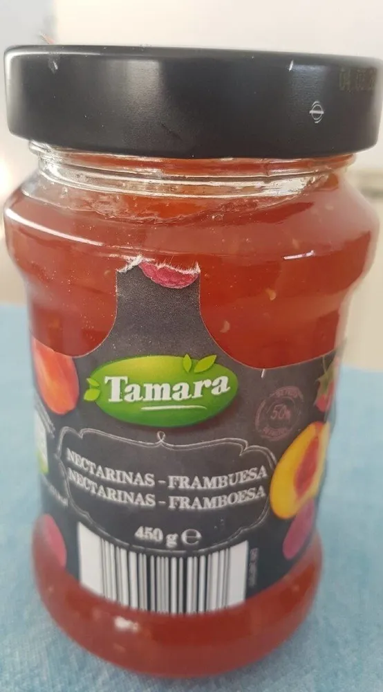 Mermelada Nectarinas-Frambuesas