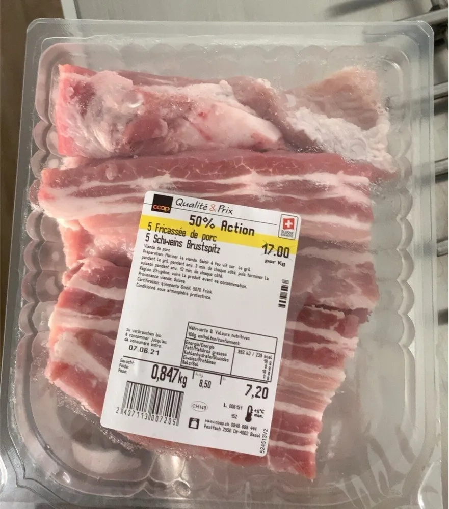 Fricassée de porc