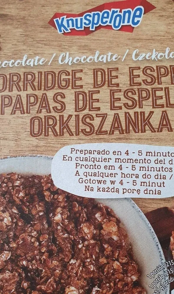 Porridge de espelta