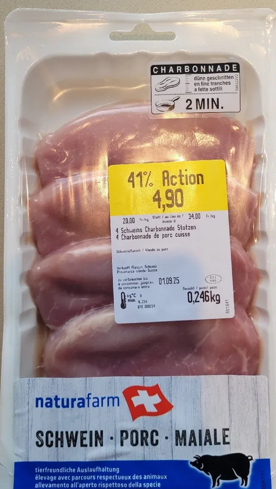 Schweins Charbonnade Stotzen