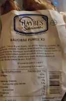 SAUCISSE FUMEE