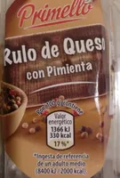 Rulo de queso con pimienta