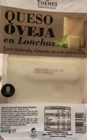 Queso oveja en lonchas