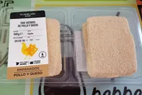 San jacobos de pollo y queso
