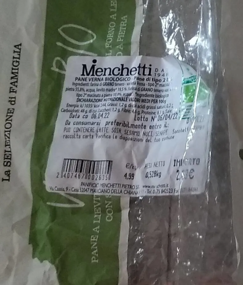 Pane di antico Grano Verna